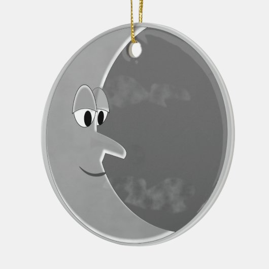 Luna Keramik Ornament (Links)