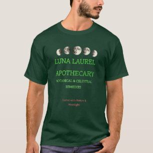 Luna Laurel Apotheke Botanisches Himmels-T-Shirt T-Shirt
