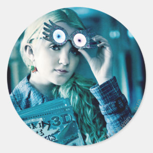Luna Lovegood Runder Aufkleber