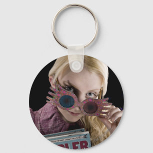 Luna Lovegood schaut über die Brille Schlüsselanhänger