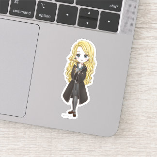 Luna Lovegood Wasserfarbe Aufkleber