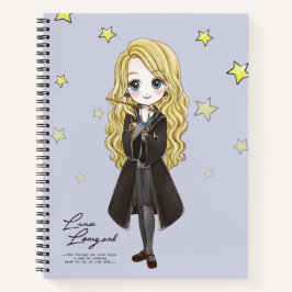 Luna Lovegood Wasserfarbe Notizblock