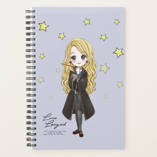 Luna Lovegood Wasserfarbe Planer (Vorderseite)