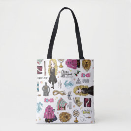 Luna Lovegood Wasserfarbe Tasche