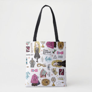 Luna Lovegood Wasserfarbe Tasche