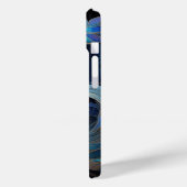 Luna Lovely Frauenprofil als Mond Case-Mate iPhone Hülle (Rückseite / Links)