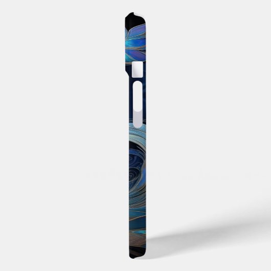 Luna Lovely Frauenprofil als Mond Case-Mate iPhone Hülle (Rückseite / Links)