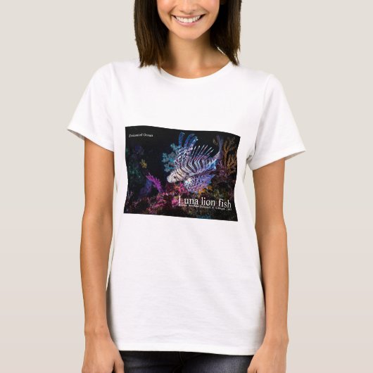 Luna, Löwe, Pterois lunulata, T-Shirt (Vorderseite)
