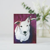 Luna Lurcher Postkarte (Stehend Vorderseite)