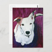 Luna Lurcher Postkarte (Vorne/Hinten)