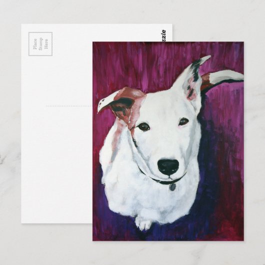 Luna Lurcher Postkarte (Vorne/Hinten)