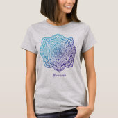 Luna Mandala Personalisiertes T-Shirt (Vorderseite)