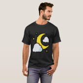 Luna Moon Face Tarot Astrologie T-Shirt (Vorne ganz)