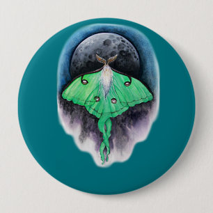 Luna Moon Moth Button