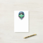 Luna Moon Moth Post-it Klebezettel (Auf Schreibtisch)