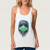 Luna Moon Moth Tank Top (Vorderseite)
