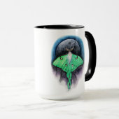 Luna Moon Moth Tasse (VorderseiteRechts)