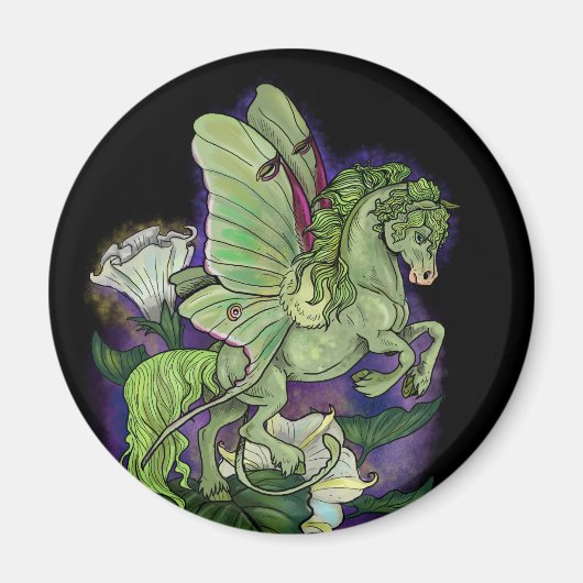 Luna Moonduster Moth Fairy Hornet Magnet (Vorne)