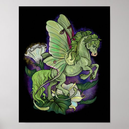 Luna Moonduster Moth Fairy Horse Poster (Vorne)