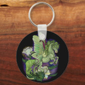 Luna Moonduster Moth Fairy Horse Schlüsselanhänger (Rückseite)