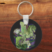 Luna Moonduster Moth Fairy Horse Schlüsselanhänger (Vorderseite)