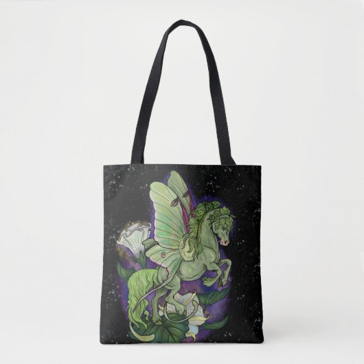 Luna Moonduster Moth Fairy Horse Tote Bag Tasche (Vorderseite)