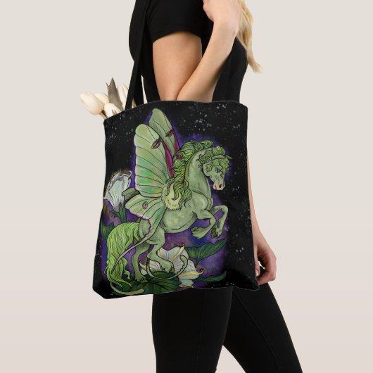 Luna Moonduster Moth Fairy Horse Tote Bag Tasche (Von Nahem)