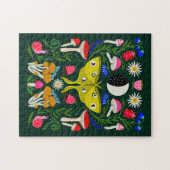 Luna Moth and Moon Illustration Puzzle (Horizontal)