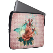 Luna Moth Bouquet Laptopschutzhülle (Vorne Rechts)
