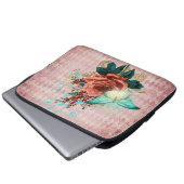 Luna Moth Bouquet Laptopschutzhülle (Vorne Knopf)