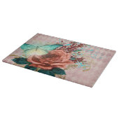 Luna Moth Bouquet Schneidebrett (Ecke)