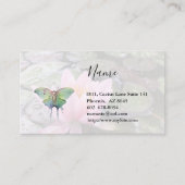Luna Moth Business Card Visitenkarte (Vorderseite)