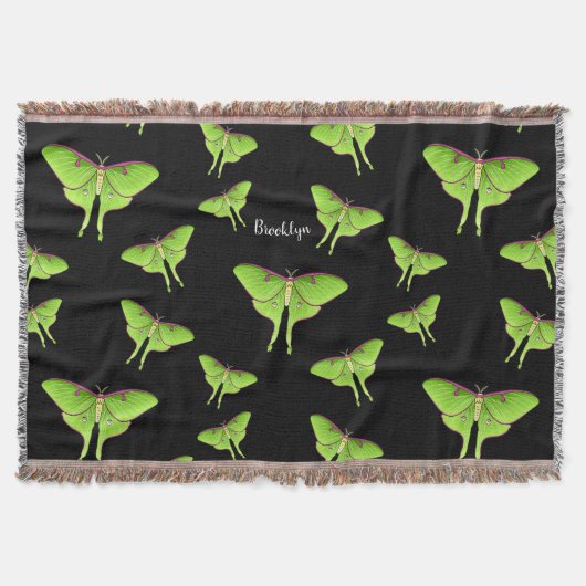 Luna Moth Cartoon Illustration Decke (Vorderseite)