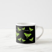 Luna Moth Cartoon Illustration Espressotasse (Rechts)