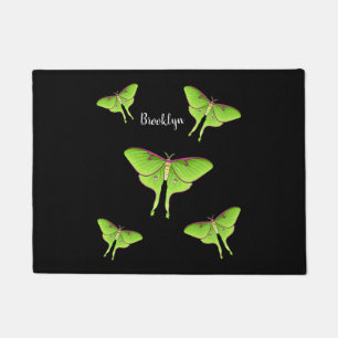 Luna Moth Cartoon Illustration Fußmatte