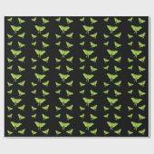 Luna Moth Cartoon Illustration Geschenkpapier (Flach)