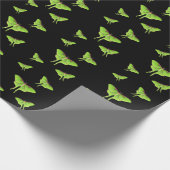 Luna Moth Cartoon Illustration Geschenkpapier (Ecke)