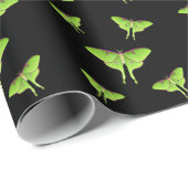 Luna Moth Cartoon Illustration Geschenkpapier (Rolleneckpunkt)