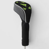 Luna Moth Cartoon Illustration Golf Headcover (angewinkelt)