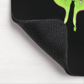 Luna Moth Cartoon Illustration Mousepad (Ecke)
