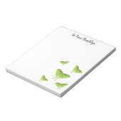 Luna Moth Cartoon Illustration Notizblock (Rotiert)