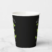 Luna Moth Cartoon Illustration Pappbecher (Links)