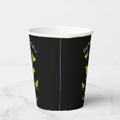 Luna Moth Cartoon Illustration Pappbecher (Rechts)