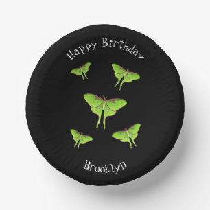 Luna Moth Cartoon Illustration Pappteller