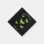 Luna Moth Cartoon Illustration Serviette (Ecke)