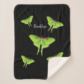 Luna Moth Cartoon Illustration Sherpadecke (Vorderseite)