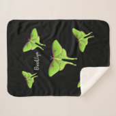 Luna Moth Cartoon Illustration Sherpadecke (Vorderseite (Horizontal))