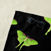 Luna Moth Cartoon Illustration Strandtuch (Beispiel)
