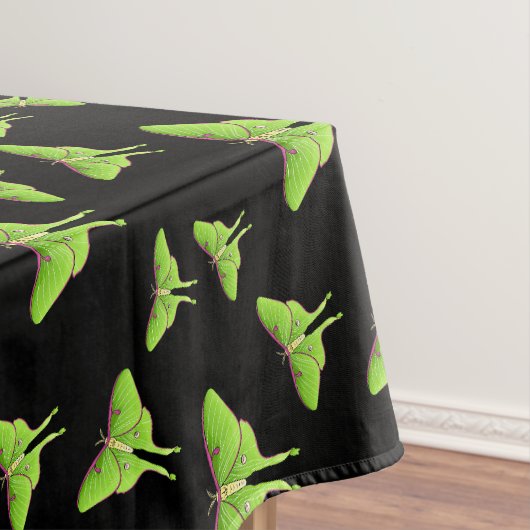 Luna Moth Cartoon Illustration Tischdecke (Beispiel)