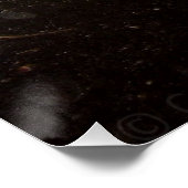 Luna Moth Close-Up Poster (Ecke)